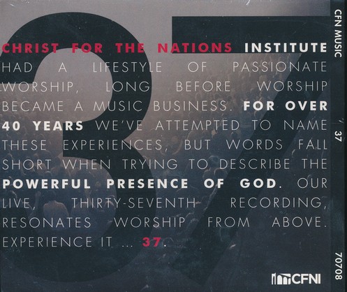 Christ for the Nations - 37 (CD/DVD)